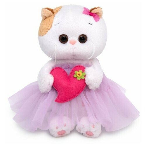 Мягкая игрушка Ли-Ли Baby в платье с сердечком, 20 см мягкая игрушка ли ли baby в платье с сердечком 20 см