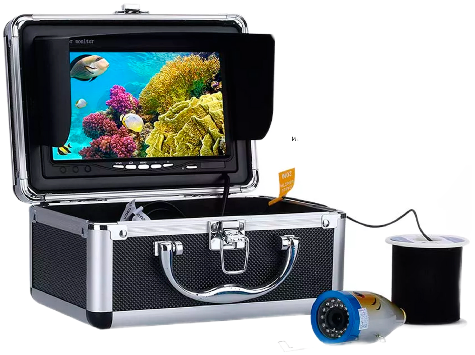 Водонепроницаемая камера для рыбалки GoldFish pro 15 метров