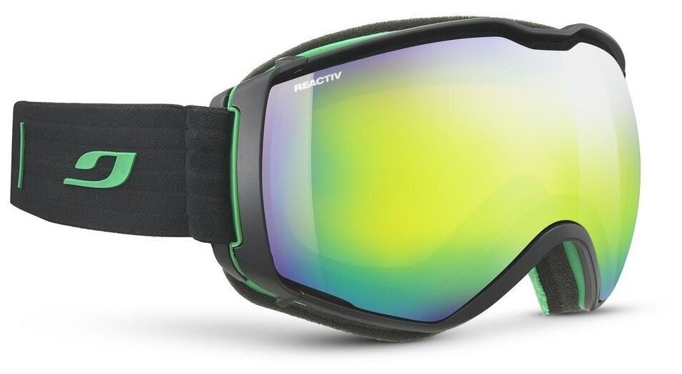 Очки горнолыжные Julbo 2022-23 Aerospace Green-Black/Reactiv 2-3 Glarecontrol Flash Green (US:XL)