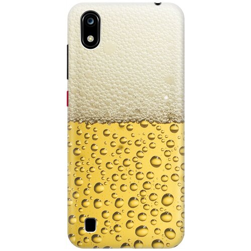 фото Ультратонкий силиконовый чехол-накладка для zte blade a7 (2019) с принтом "пиво" gosso