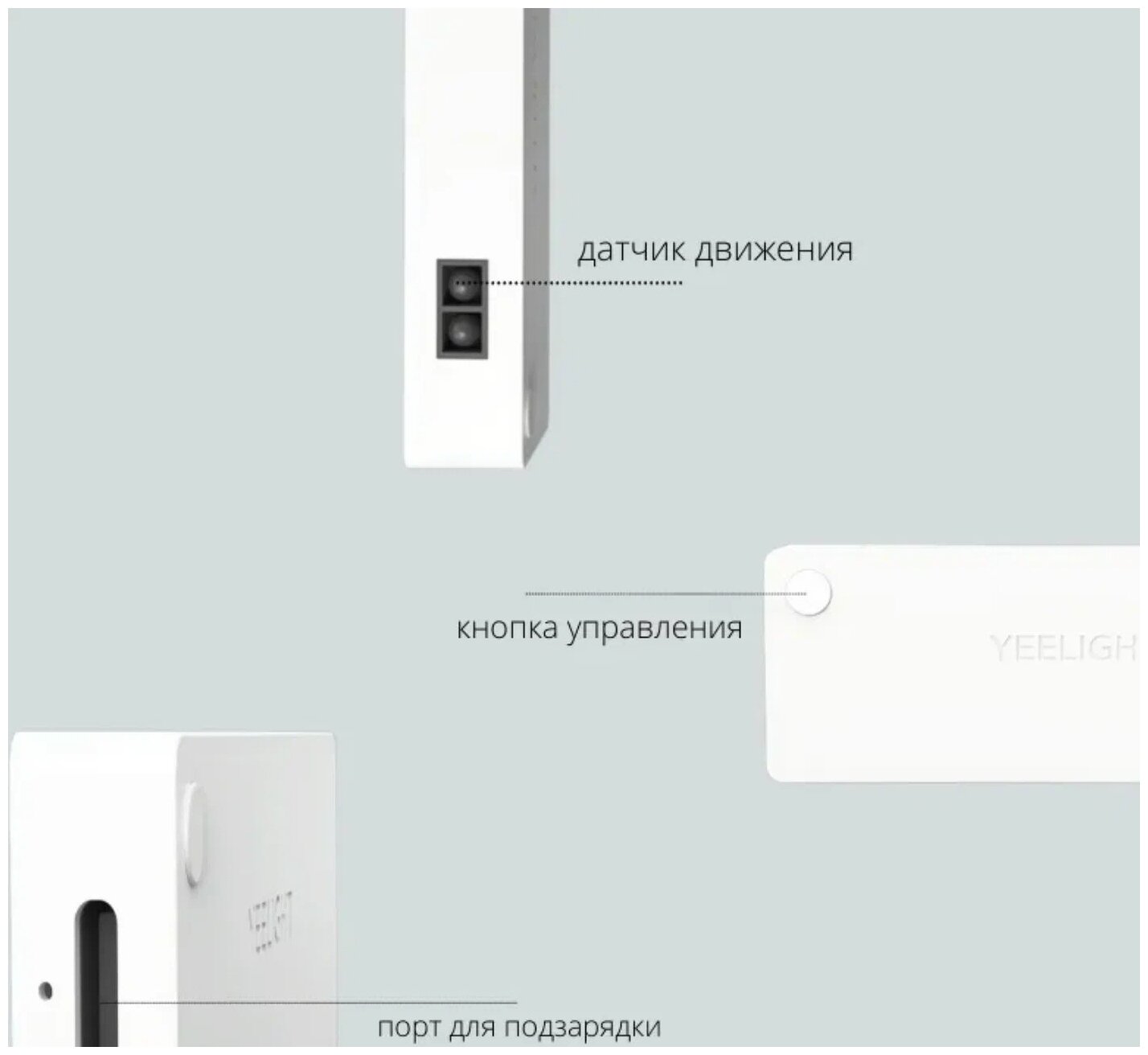 Беспроводной светильник для мебели Yeelight Sensor Drawer Light (White) YLCTD001 - фотография № 5