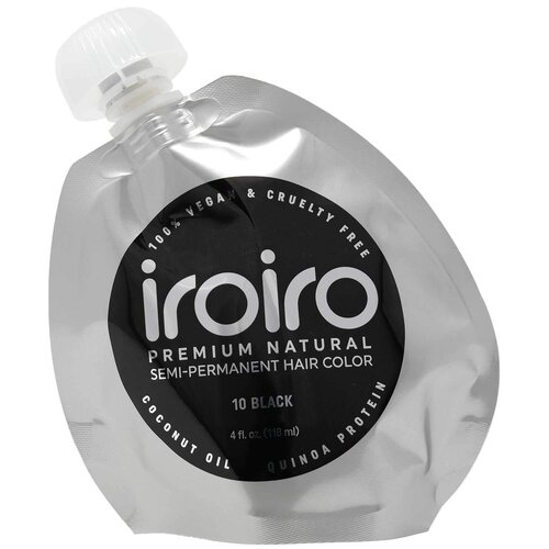 Iroiro Краситель прямого действия, 10 black, 118 мл