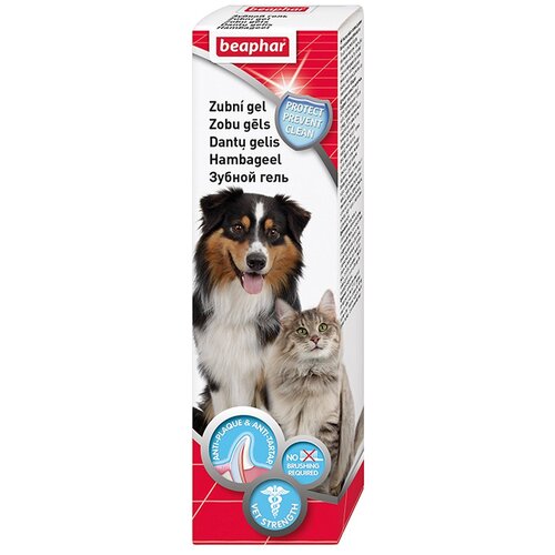 Гель Beaphar Tooth gel зубной для кошек и собак , 100 мл , 100 г