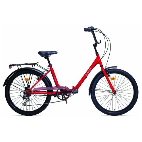 Складной велосипед Аист Smart 24 7-скор Shimano красный 2022 Минский Велозавод Беларусь 1689000₽