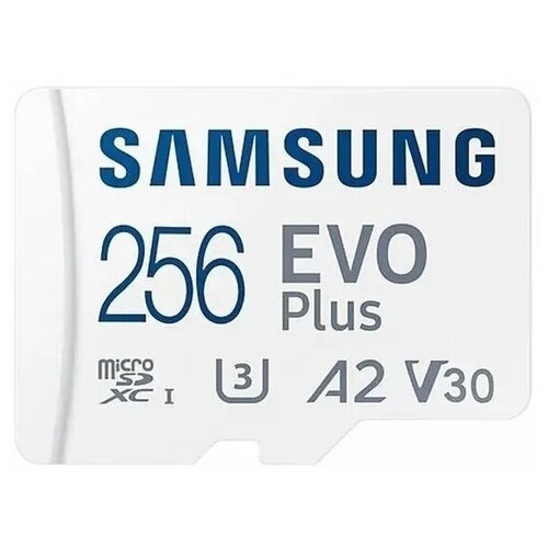 Карта памяти/microSDHC/Samsung EVO Plus/256ГБ/самсунг/MB-MC256KAAPC samsung карта памяти micro securedigital 256gb mb mc256ka ru kr apc evo plus adapter