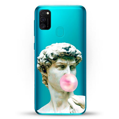 Силиконовый чехол Давид на Samsung Galaxy M21 матовый силиконовый чехол you need in ice cream на samsung galaxy m21 самсунг галакси м21