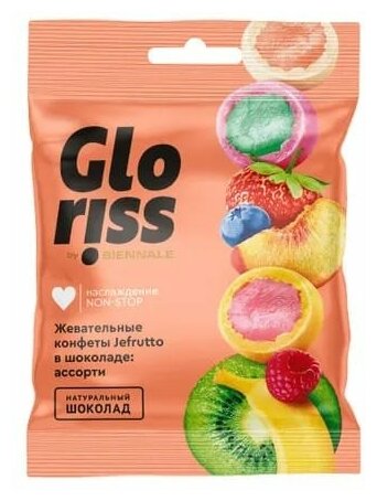 Жевательные конфеты Gloriss Jefrutto Ассорти 35 гр