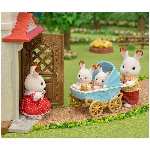 фото Детский игровой набор "двойняшки в коляске" (new) sylvanian families