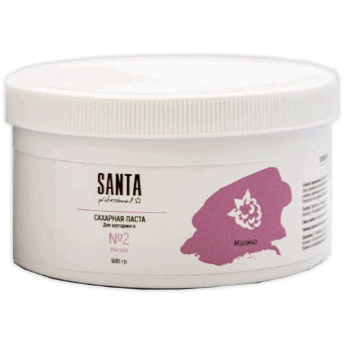 Santa Professional Сахарная паста для шугаринга Арома Малина Мягкая, 600 гр santa professional сахарная паста для шугаринга арома малина средняя 600 гр