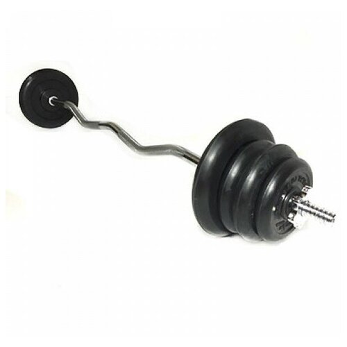 Штанга EZ 30 кг TITAN диск для штанги barbell d 26 мм цветной 10 кг