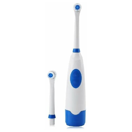 Электрическая зубная щетка с батарейками в комплекте 2 батарейки тип АА сменная насадка 47200₽