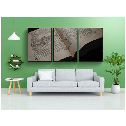 фото Набор модулных постеров для интерьера "легенды, relege, ora" 60x90 см. в тубусе, без рамки lotsprints