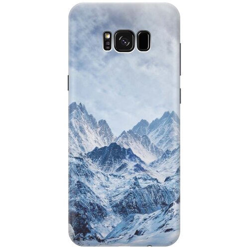 Силиконовый чехол на Samsung Galaxy S8+, S8 Plus, Самсунг С8 Плюс с принтом Снежные горы силиконовый чехол на samsung galaxy s8 s8 plus самсунг с8 плюс с принтом снежные горы и лес