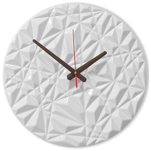 Настенные часы Nina дизайнерские объемный рельеф 35см