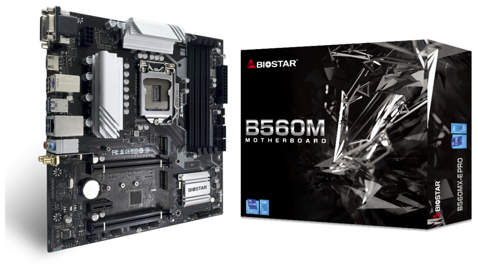 Материнская плата Biostar B560MX-E PRO (LGA1200, mATX)