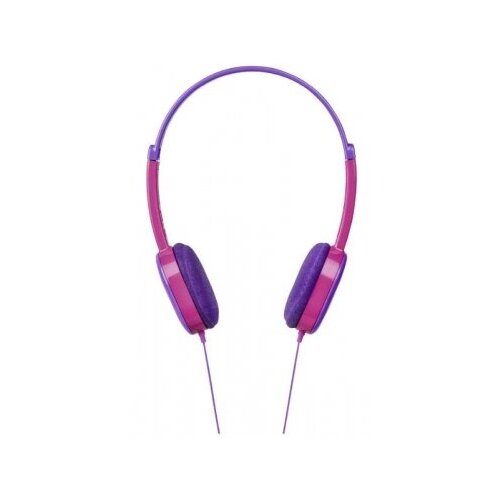 Наушники Hama накладные Kids 12м фиолетовыйрозовый проводные оголовье 95000₽