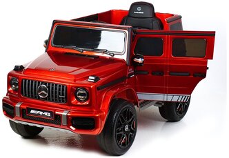 RiverToys Автомобиль Mercedes-Benz G63 4WD K999KK, вишневый глянец