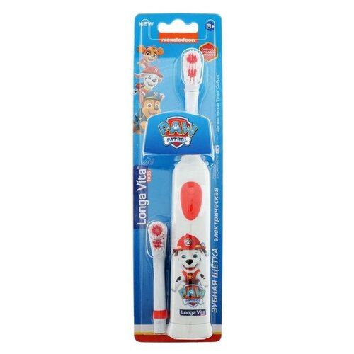 Купить Электрическая зубная щетка Longa Vita Paw Patrol KAB-3, вибрационная, от 3-х лет, микс, Без бренда