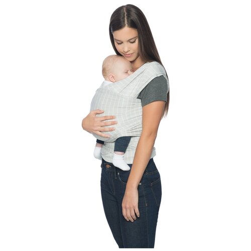 фото Слинг-шарф ergobaby aura wrap - grey stripes