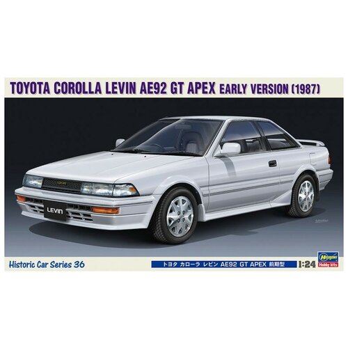 Hasegawa Сборная модель автомобиля Toyota Corolla Levin AE92 Apex Early Version (1987) 1:24 - #21136 nu 24025 nunu model kit автомобиль toyota corolla levin ae92 1 24