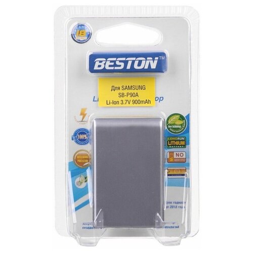 Аккумулятор для фотоаппаратов BESTON SAMSUNG BST-SB-P90A, 3.7 В, 900 мАч аккумулятор для фотоаппаратов beston nikon bst en el15