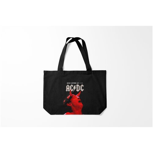фото Сумка-шоппер / 46х35 см / рок / ac/dc burnettie
