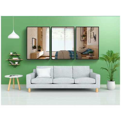 фото Набор модулных постеров для интерьера "спальная комната, матрас, сумка" 60x90 см. в тубусе, без рамки lotsprints