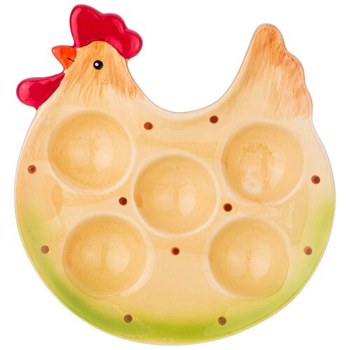 фото Тарелка для яиц lefard primavera 19.5*19 см h = 3.5 см (782-202)