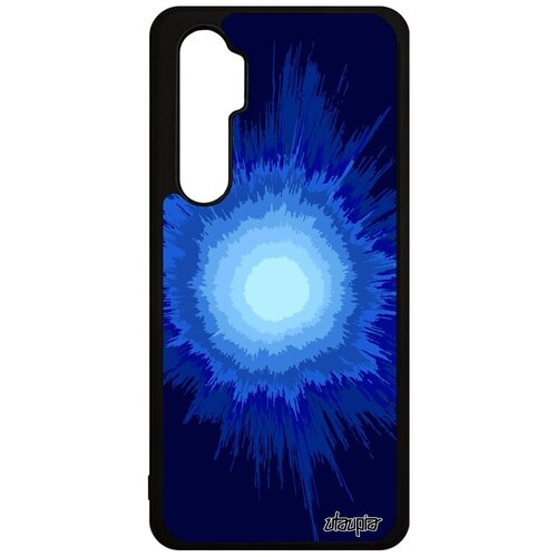 фото Противоударный чехол на смартфон // xiaomi mi note 10 lite // "большой взрыв" сияние солнце, utaupia, синий