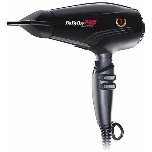 Фен BaByliss PRO Rapido Ferrari BAB7000IE 2200W + глушитель, диффузор