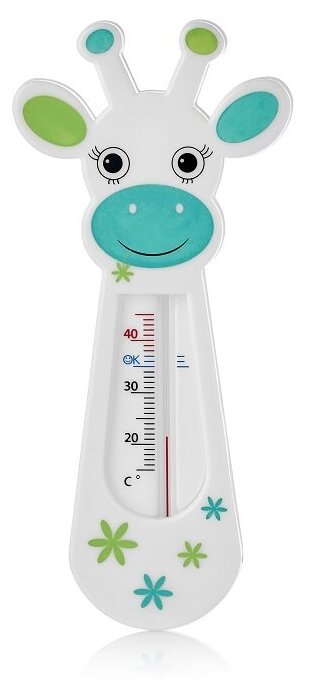 Термометр для воды Roxy-kids Безртутный на керосиновой основе Сказочная Коровка .
