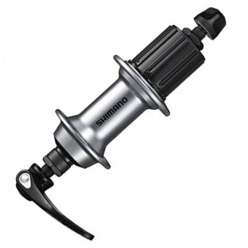 Втулка задняя SHIMANO RS300, 32 отверстия, 8/9/10ск, QR 163мм, OLD 130мм, цв. серебр.