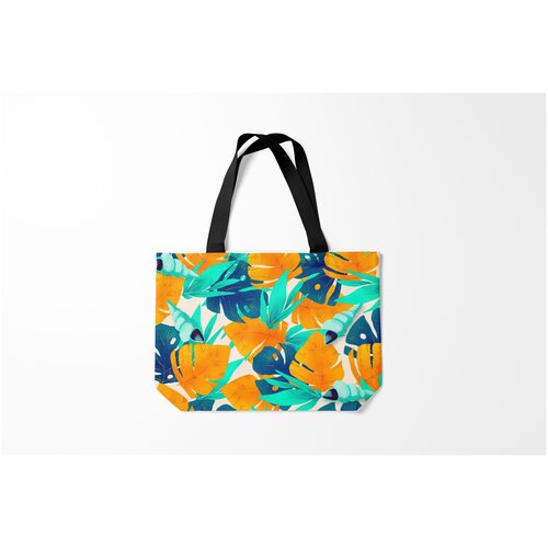 фото Сумка-шоппер / 46х35 см / тренды / тропики burnettie