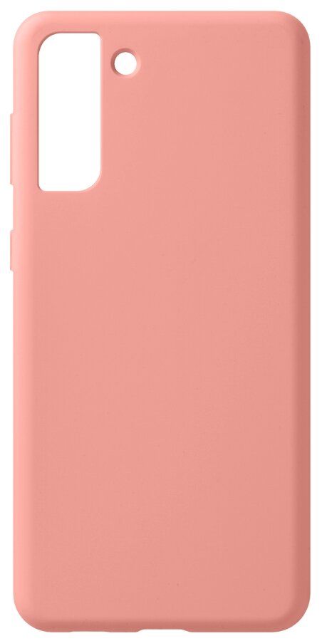 Накладка Liquid Silicone Pro для Samsung Galaxy S21 Plus, розовый, картон, Deppa