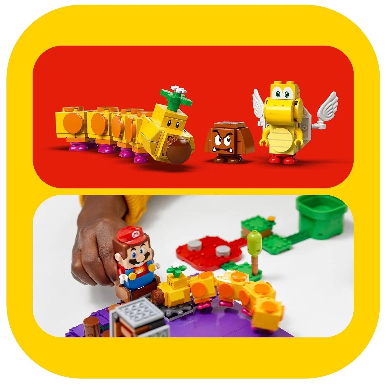 Конструктор LEGO Super Mario Ядовитое болото егозы (доп. набор), - фото №11