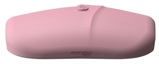 Everyday Baby Детский силиконовый нагрудник, розовый - фото №2