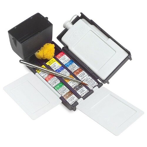 Акварель Winsor&Newton Набор акварели Winsor&Newton PROFESSIONAL Field Box, 12 цветов (мал. кюветы)