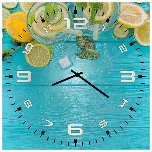 фото Svs настенные часы svs 4001668 kitchen напиток из цитрусовых