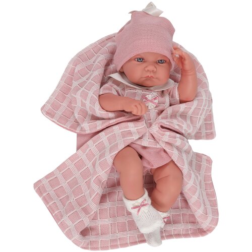 фото 5046p кукла-младенец дафна в розовом, 42 см antonio juan