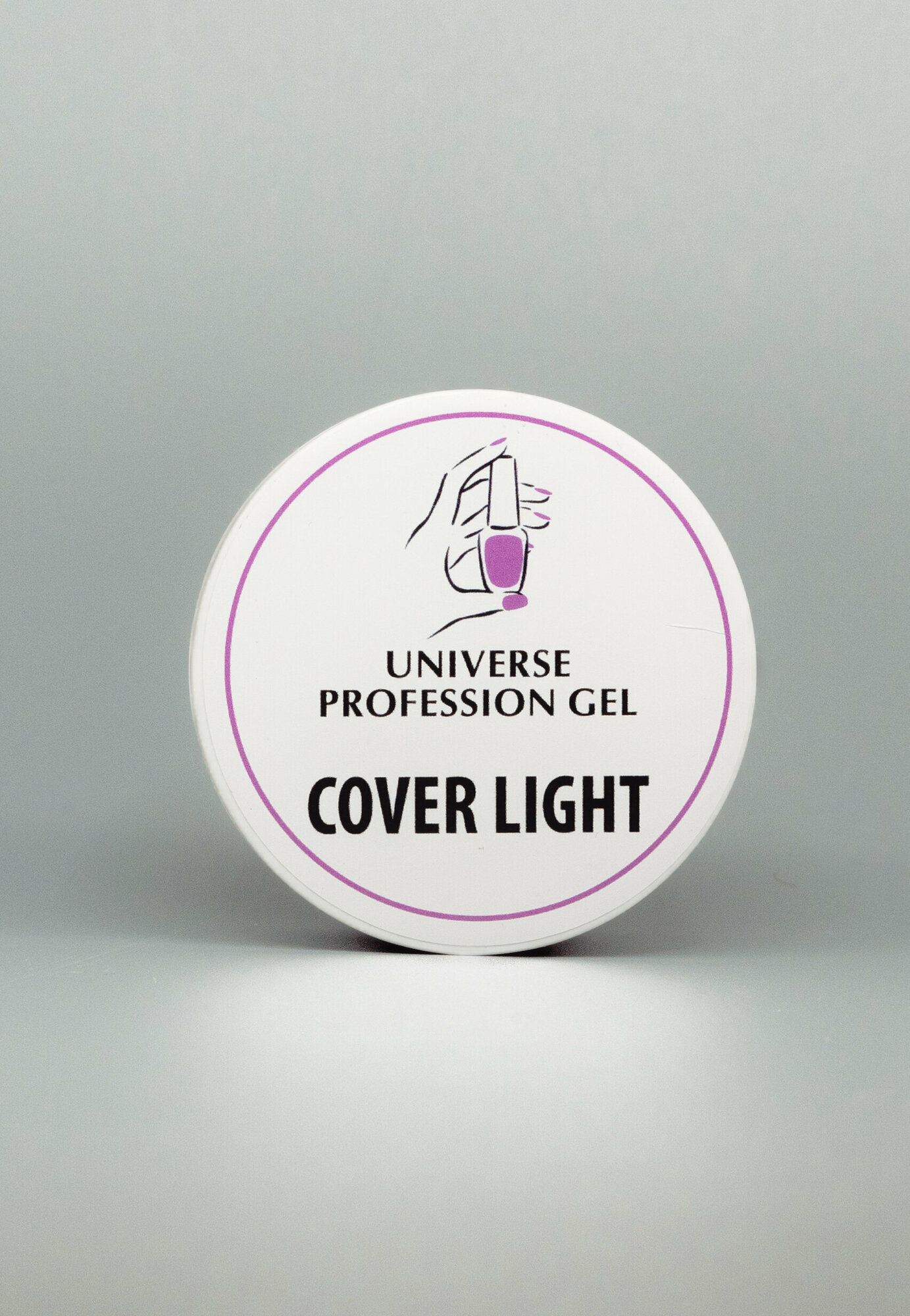 Гель Universe Profession Gel камуфлирующий для наращивания и моделирования ногтей Cover Light 50г