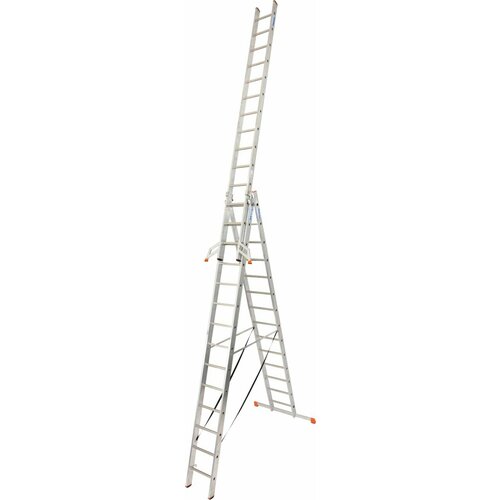 Трехсекционная Лестница Krause Tribilo Trigon 3X14 129727 трехсекционная универсальная лестница tribilo 3х8 krause 129666