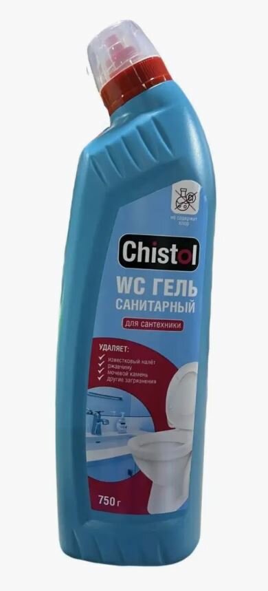 Chistol WC Гель санитарный для сантехники 750гр.(мк)