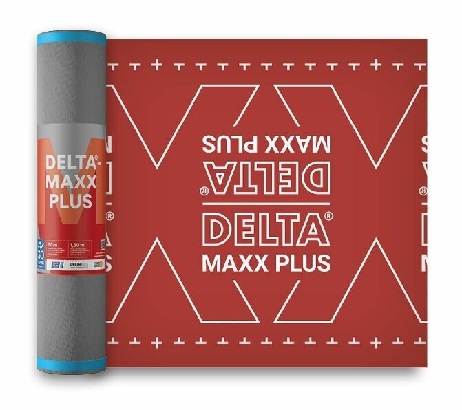 DELTA-MAXX PLUS, диффузионная мембрана 75кв. м.