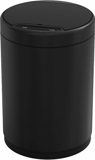 Ведро для мусора сенсорное WeltWasser Kidy BL 12L черное матовое