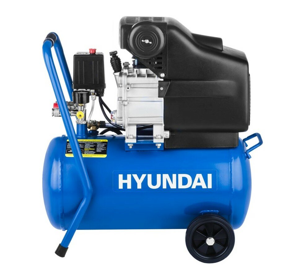 Компрессор масляный HYUNDAI HYC 2324, 24 л, 1.5 кВт