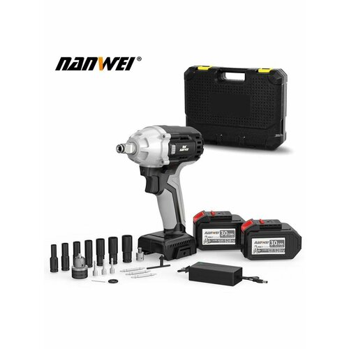NANWEI 21В Электрическая аккумуляторный 350N гайковерт 60ah 8899₽