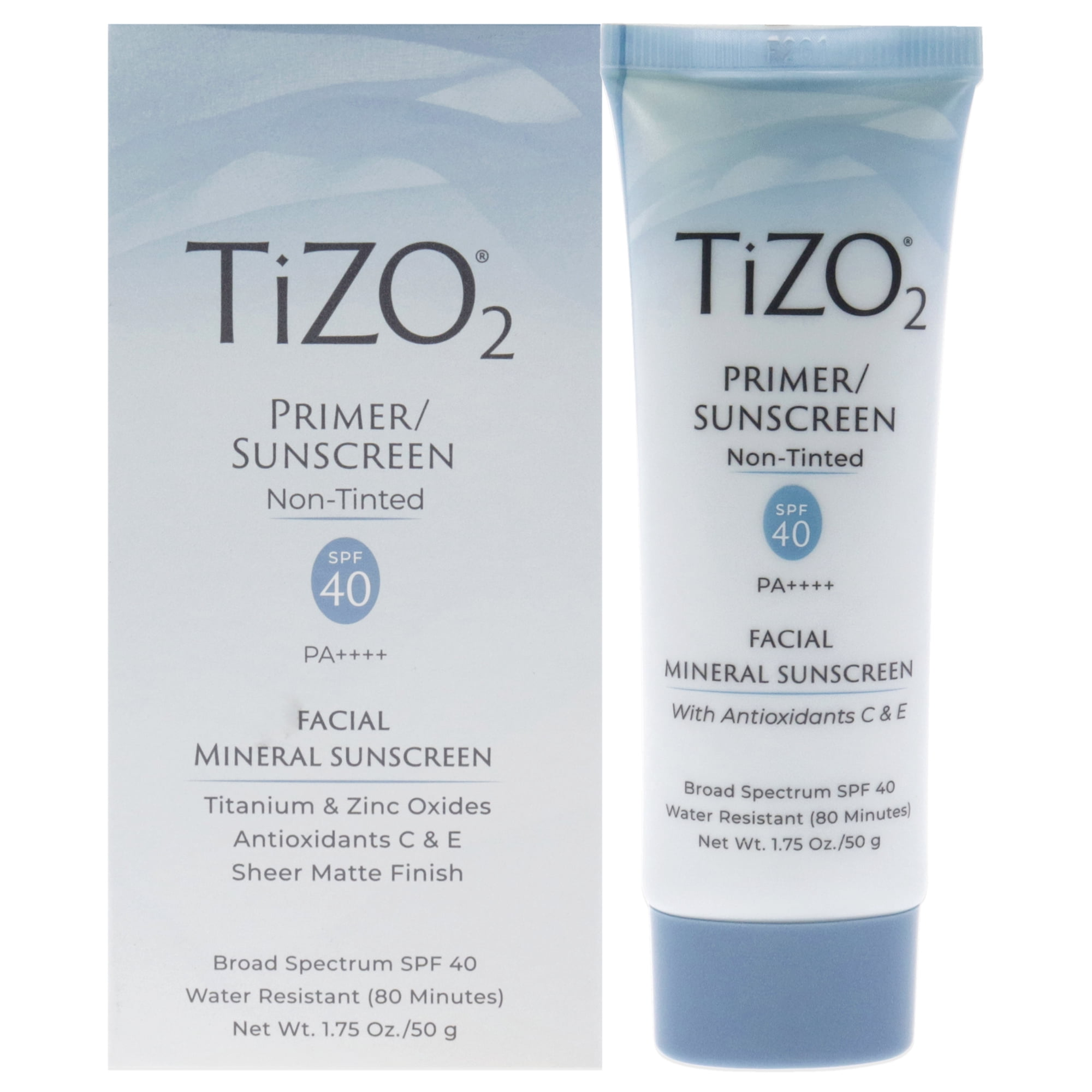 TIZO Солнцезащитный крем-праймер для лица SPF40 Primer/Sunscreen Non-Tinted 50 гр