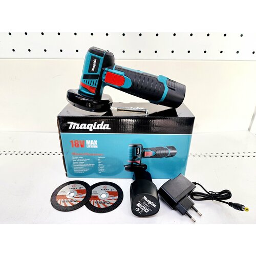 Мини ушм аккумуляторная бесщеточная Magida 76мм, 12В