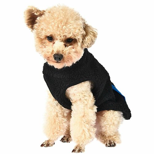 Куртка для собак Pet-it размер S 25 см из шерпы черная 1 шт 1379₽