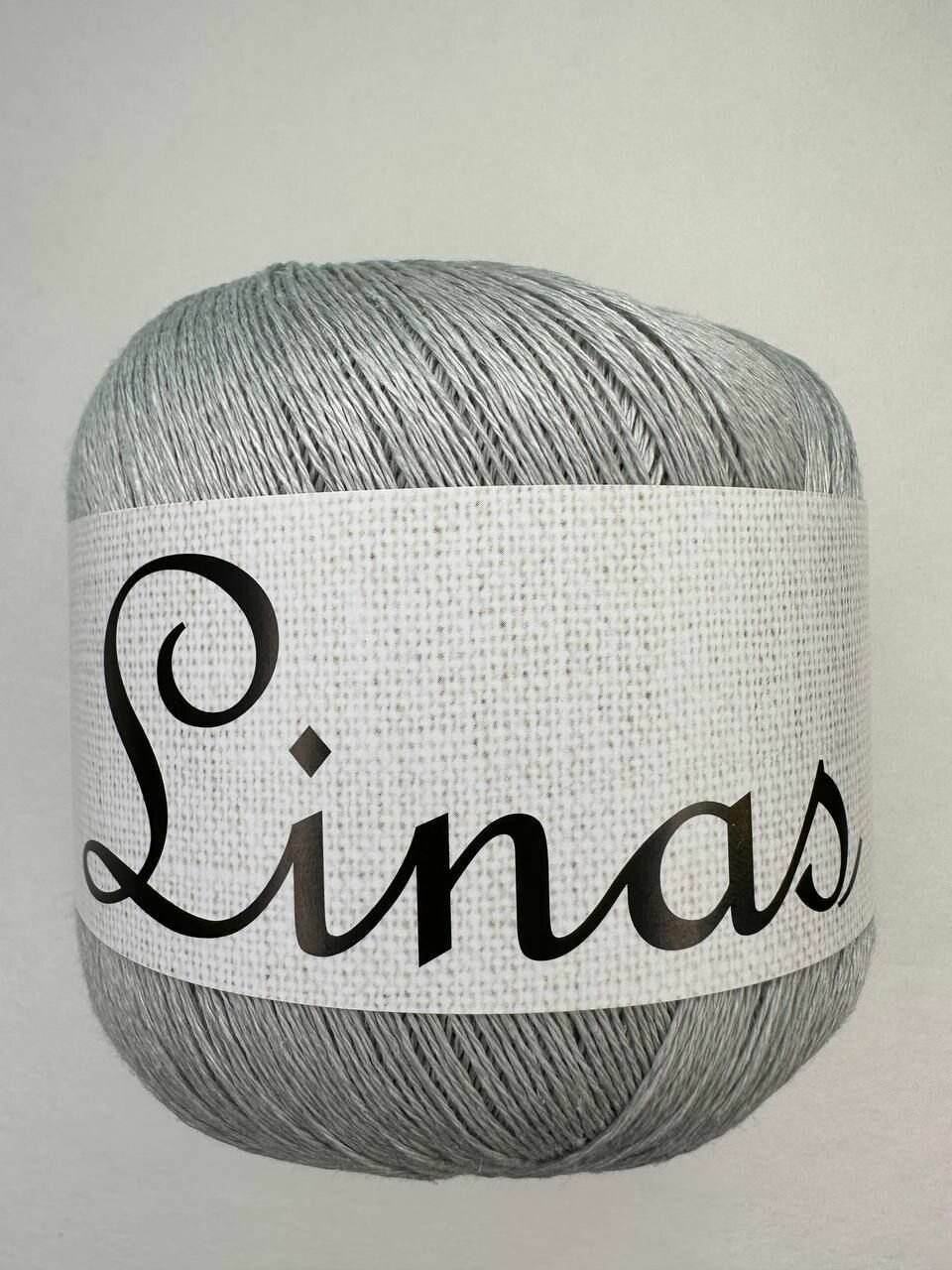 Пряжа для вязания Midara Linas, 100% лён, 2 мотка по 100 гр